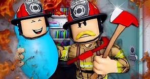 Born Into FIREFIGHTER Family! (A Roblox Movie)