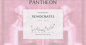 Xenocrates Biography - 4th-century BC Greek philosopher, mathematician and scholarch