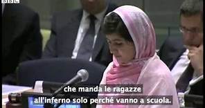 Malala Yousafzai discorso alle Nazioni Unite - sub ITA