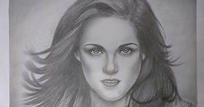Kristen Stewart - Bella Swan on Twilight / Crepúsculo - Dibujo/Drawing | How To Draw