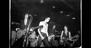 Sid Vicious live at Max's Kansas City, New York USA September 07, 1978