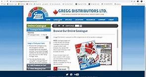 Gregg Distributors Online Catalogue
