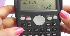 Uso de la calculadora científica: Fracciones