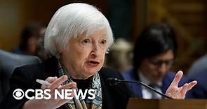 Treasury Secretary Janet Yellen tells Congress nation's banking system remains "sound" | full video