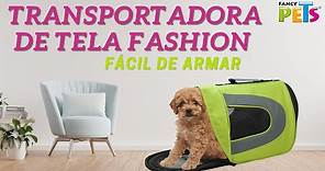 Transportadora de Tela Fashion con Visera | Fancy Pets