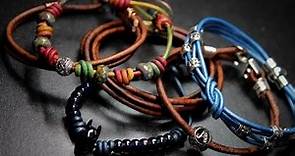 Six Fast Leather Bracelets Tutorial????😝