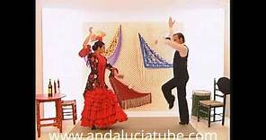 Aprenda a bailar sevillanas. Baile completo.