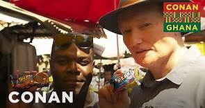 Conan & Sam Richardson Explore Makola Market | CONAN on TBS