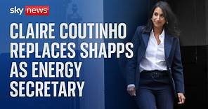 Cabinet reshuffle: Claire Coutinho announced as Energy Secretary
