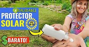Protector Solar Natural ☀️ Preparalo en 5 minutos! ☀️ | Saludable y Económico! 💰