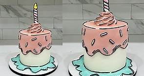 How to make cartoon cake | Cake decorating tutorials | Sugarella Sweets