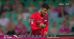 Mujeeb Ur Rahman 3 wickets vs Sydney Sixers| 18th Match - Sydney Sixers vs Melbourne Renegades