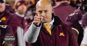 P.J. Fleck's 'row the boat' culture has transformed Minnesota into a contender | College GameDay