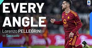 Pellegrini with an absolute beauty | Every Angle | Roma-Sassuolo | Serie A 2023/24