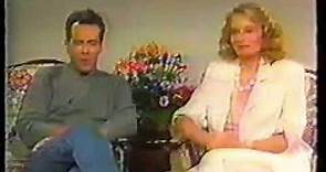 Bruce Willis and Cybill Shepherd on GMA - September1985