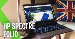 HP Spectre Folio, análisis: DISEÑO, cuero y una GRAN AUTONOMÍA