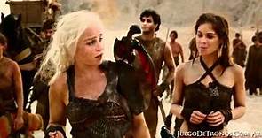 Game of Thrones Temporada 2 -- Clip del Episodio 1: Dany con Drogon (Subtitulado)