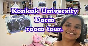 My Korean University (Konkuk University) dorm room tour | Seoul | #seouldiary