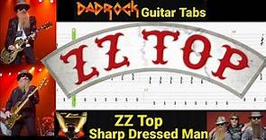 Sharp Dressed Man - ZZ Top - Guitar + Bass TABS Lesson