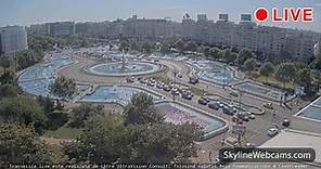 【LIVE】 Cámara web en directo Bucarest - Plaza Unirii | SkylineWebcams