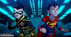 Superboy & Robin Fight The Justice League | Batman and Superman: Battle ...