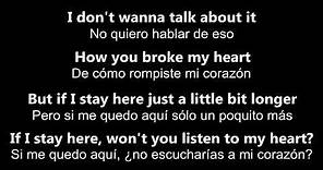 ♥ I Don't Want To Talk About It ♥ No Quiero Hablar De Eso ~Rod Stewart- Letra en inglés y español