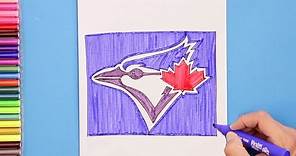 How to draw Toronto Blue Jays Logo (MLB Team)
