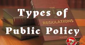 5 Types of Public Policy | Public Policy Explained | Learn Public Policy Process Full Tutorial Video