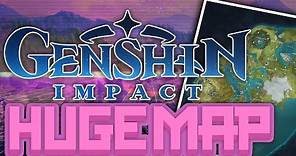 Genshin Impact | Map SIZE and MOVEMENT SPEED!