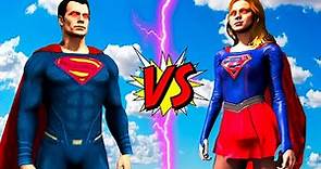 SUPERMAN VS SUPERGIRL - EPIC BATTLE DC