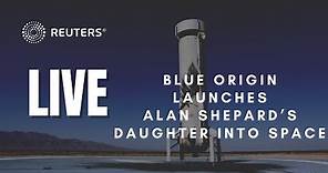 LIVE: Blue Origin launches daughter of astronaut Alan Shepard into space