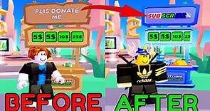 ROBLOX PLS DONATE HOW TO CHANGE THE TEXT, FONT, COLOR, SIZE ADD OUTLINES AND MORE- MAKES IT LOOK OP
