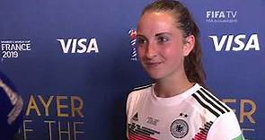 Sara Daebritz – Player of the Match – Germany v Spain