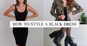 How To Style A Little Black Dress | 8 Different Ways | HOLLY POWER