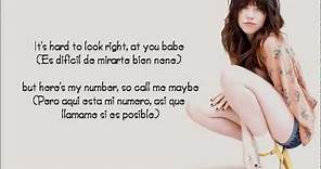 Carly Rae Jepsen - Call Me Maybe Lyric/Letra Ingles/Español