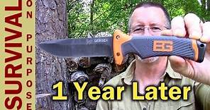 Gerber Bear Grylls Ultimate Survival Knife - One Year Later