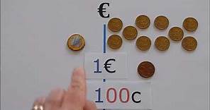 Euros et Centimes CE1 partie 2 - la valeur des centimes