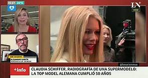 Claudia Schiffer, la supermodelo alemana cumplió 50 años: una radiografía de su carrera