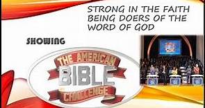 Strong In The Faith The American Bible Challenge Show S1E1