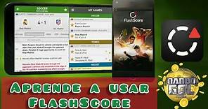 FlashScore 2022 | Mis marcadores. Como ganar apuestas deportivas.