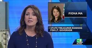 State Treasurer Fiona Ma formally announces bid for CA lieutenant governor