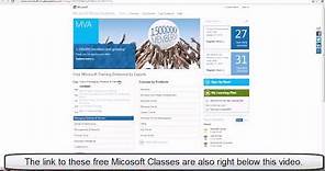Microsoft Virtual Academy: Free Classes From Microsoft: Amazing Free Computer School
