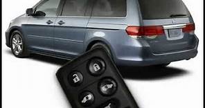 How to use the keyless remote in the Honda Odyssey