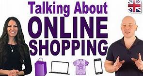Talking About Online Shopping - Spoken English Lesson