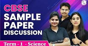 SCIENCE - TERM 1 CBSE SAMPLE PAPER DISCUSION || Class 10th NCERT