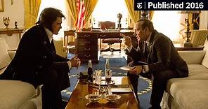 Review: In ‘Elvis & Nixon,’ Michael Shannon Holds Court as the King