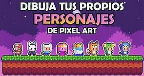 COMO HACER PERSONAJES PIXEL ART (Personajes 32x32 para un videojuego)