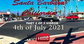 Santa Barbara California West beach 4th of July 2021 4K