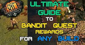 Path of Exile - Which Bandit Quest Reward to take? - The Ultimate Guide to choosing bandits!
