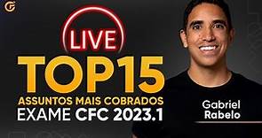 EXAME DO CFC 2023.1: TOP 15 ASSUNTOS MAIS COBRADOS PELA CONSULPLAN | 15H